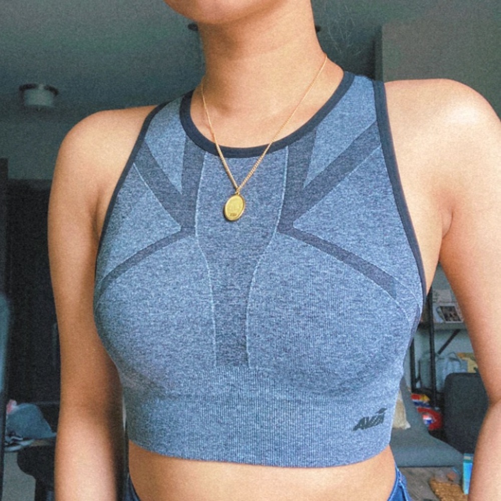 🖤 AVIA Active Low Impact High Neck Sports Bra